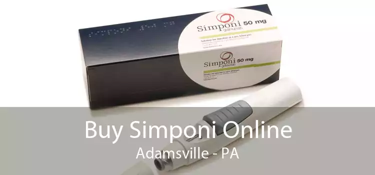 Buy Simponi Online Adamsville - PA