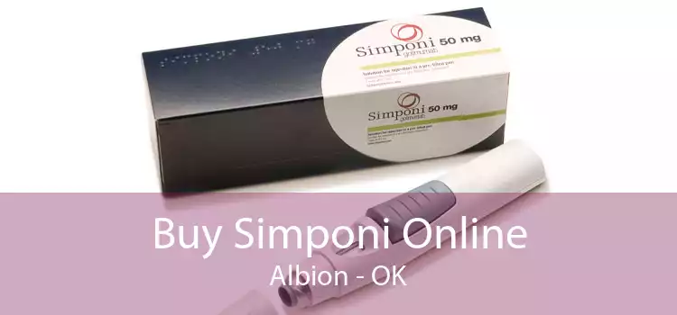 Buy Simponi Online Albion - OK