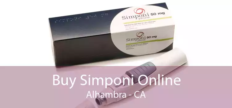 Buy Simponi Online Alhambra - CA