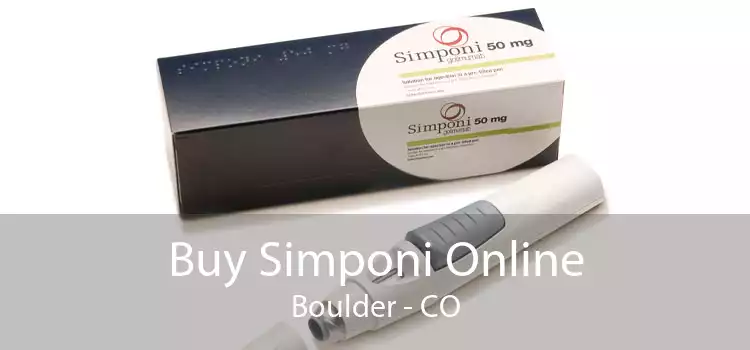 Buy Simponi Online Boulder - CO