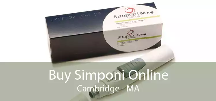 Buy Simponi Online Cambridge - MA