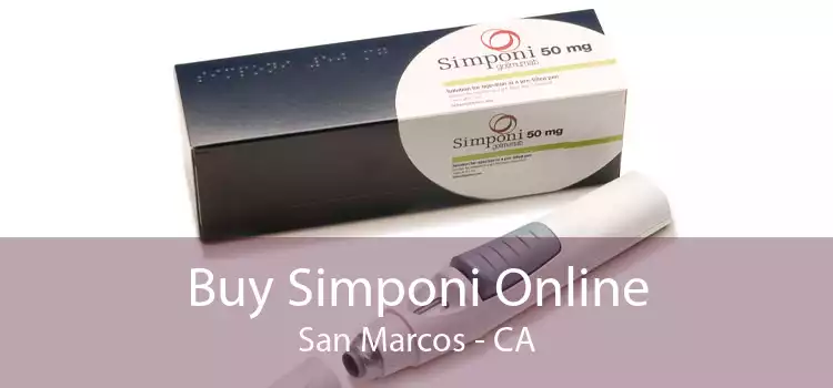 Buy Simponi Online San Marcos - CA